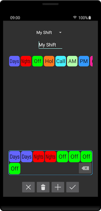 Shift Pattern Image
